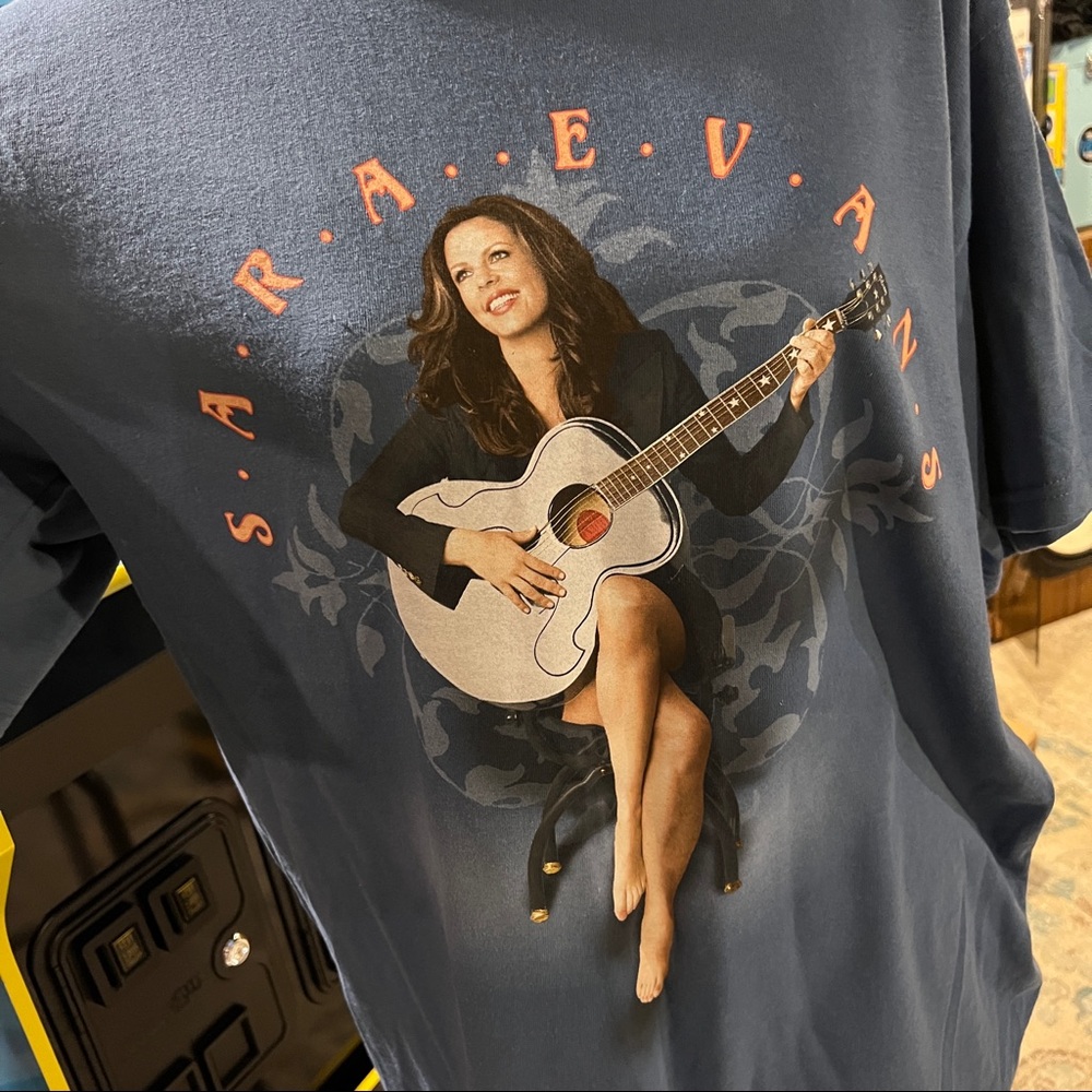 Vintage Sara Evans front and back tour tee